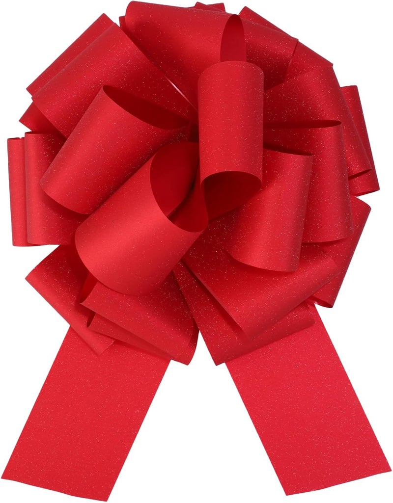 HCHENBOW 14 Inch Big Red Bow,1Pcs Big Bow for Present,Big Gift Bow for Appliances,Bikes,Table Decorations and Party Events Decoration - Image 1